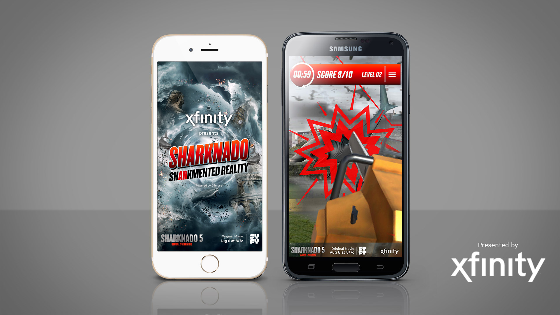 New augmented reality mobile game for Sharknado